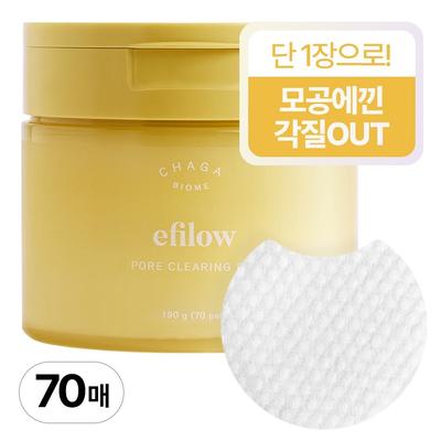 Epilow Chaga Biome Pore Clearing Texture Pads 70 Blatt, 1 Stück