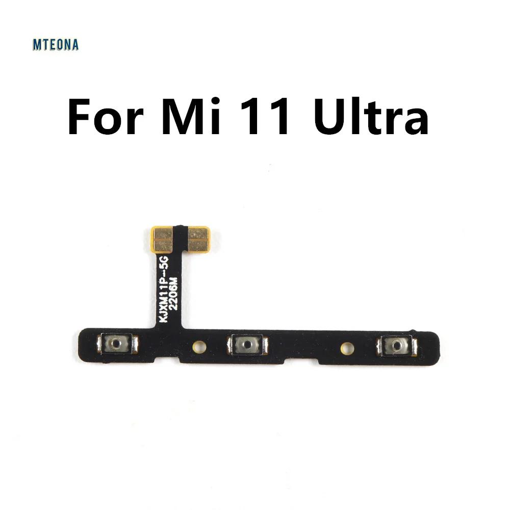 Side Button Switch Volume Key Power On Off Flex Cable Parts For Xiaomi Mi 12 10 10T 11 Lite Pro Ultra Note Poco M3 X3