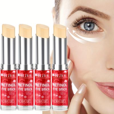 Retinol Augencreme Stick Feuchtigkeitsspendende Augencreme Straffend & Hydratisierend Alkoholfrei mit Glycerin & Vitamin E, Perfekt zum Verschenken