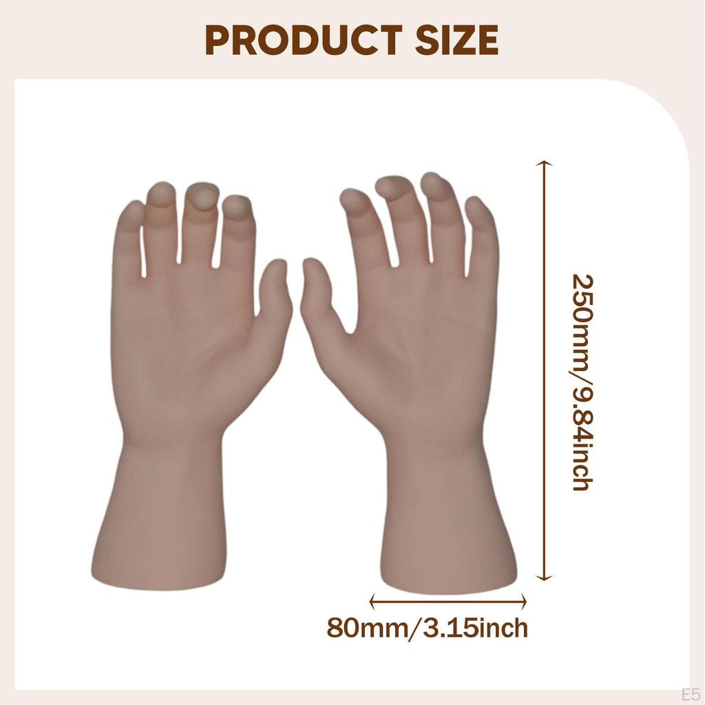 Male Hand Models for Glove Display Photography Shop Right and Left Decorative Halloween Decorations