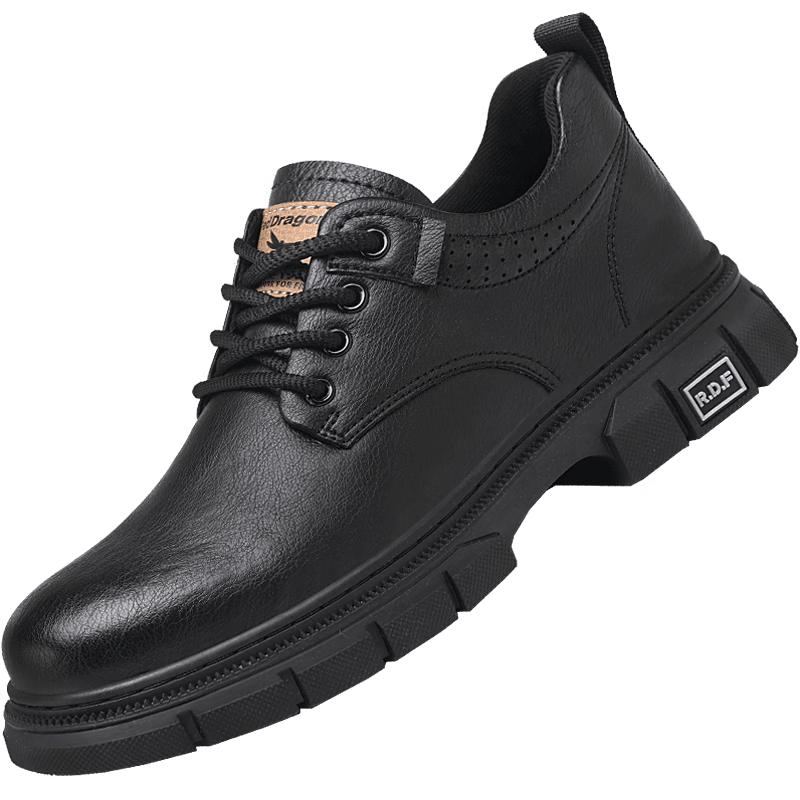 Red Dragonfly Men s Casual Thick Sole Leather Shoes 39