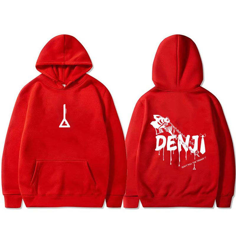 Anime Chainsaw Man Hoodie Kawaii Denji Pochita Funny Print Tracksuit Men Women Cosplay Oversized Hoodies Male Fashion Pullover