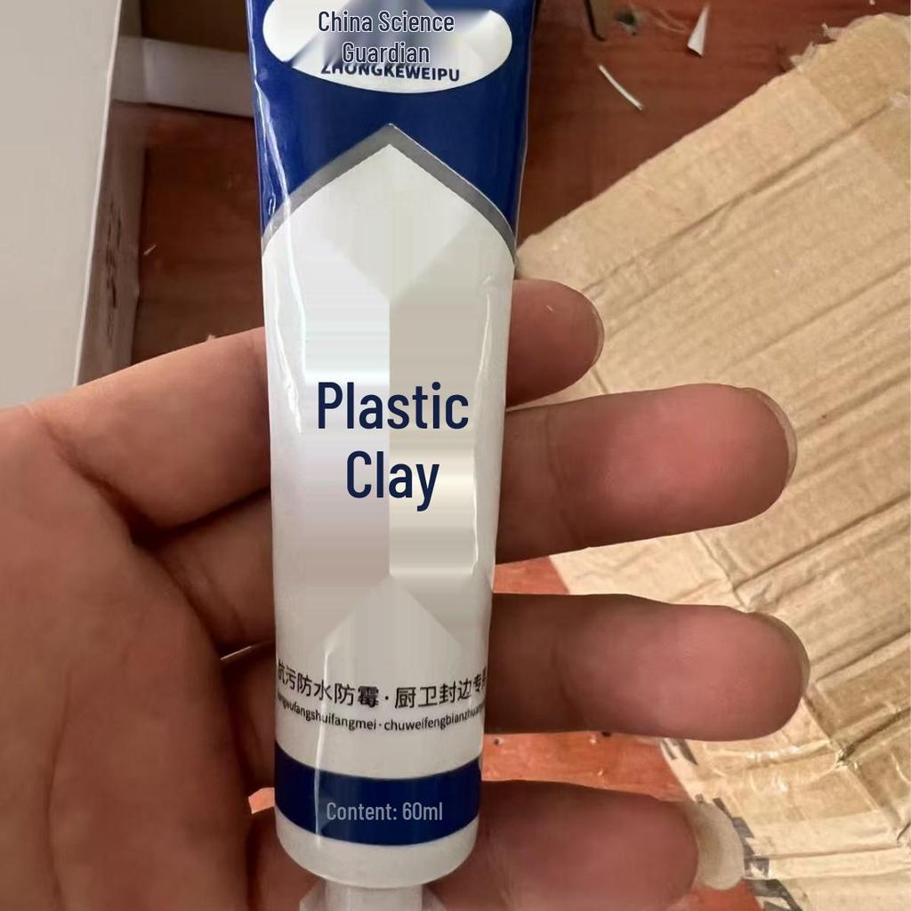 Plastic Steel Waterproof Sealant - White, Anti-Mold, for Kitchen, Bathroom, Toilet & Sink Grouting.