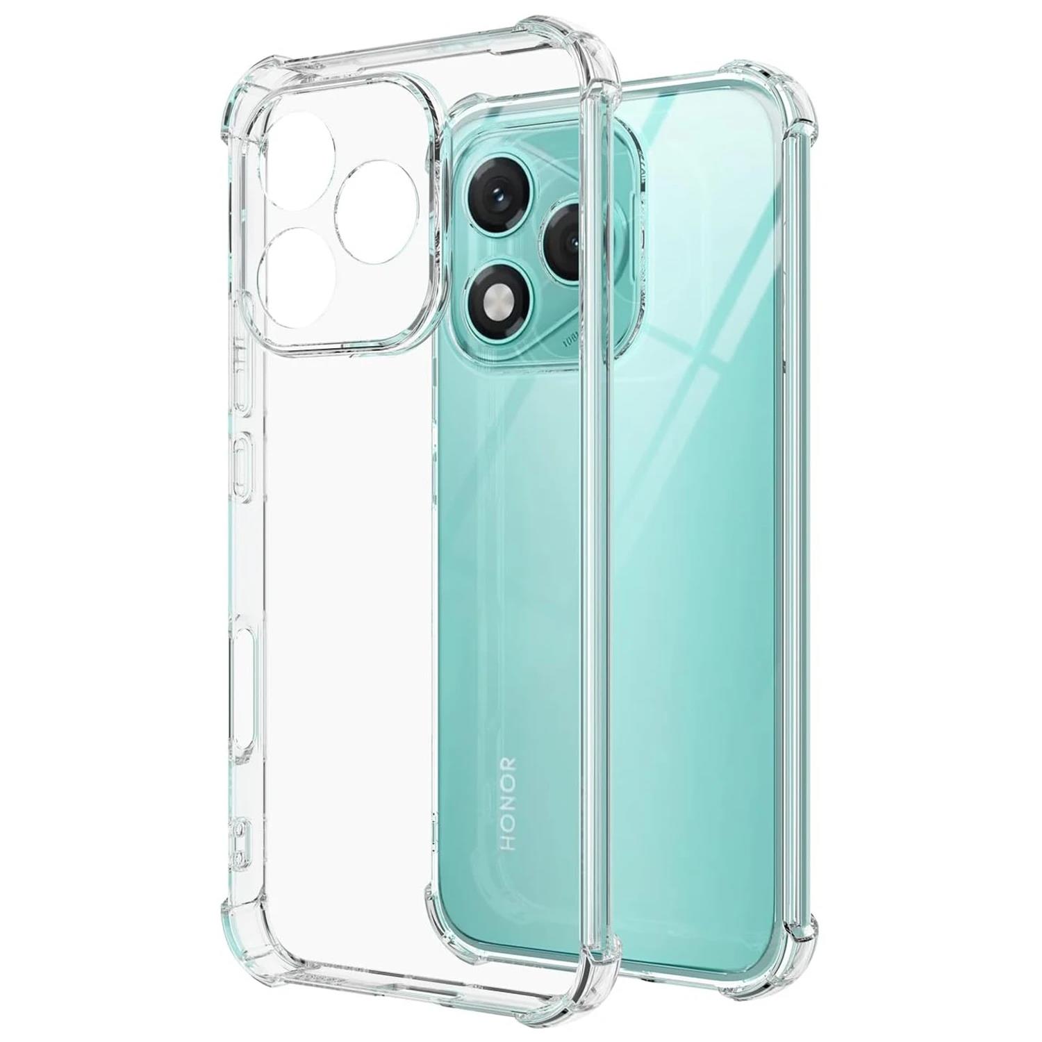 

Прозрачный противоударный чехол из ТПУ с четырьмя усиленными углами для Honor 20 20I 30 50 60 70 Pro для Honor 60 SE Защитная крышка Прозрачный чехол Capa Honor 20 чистый