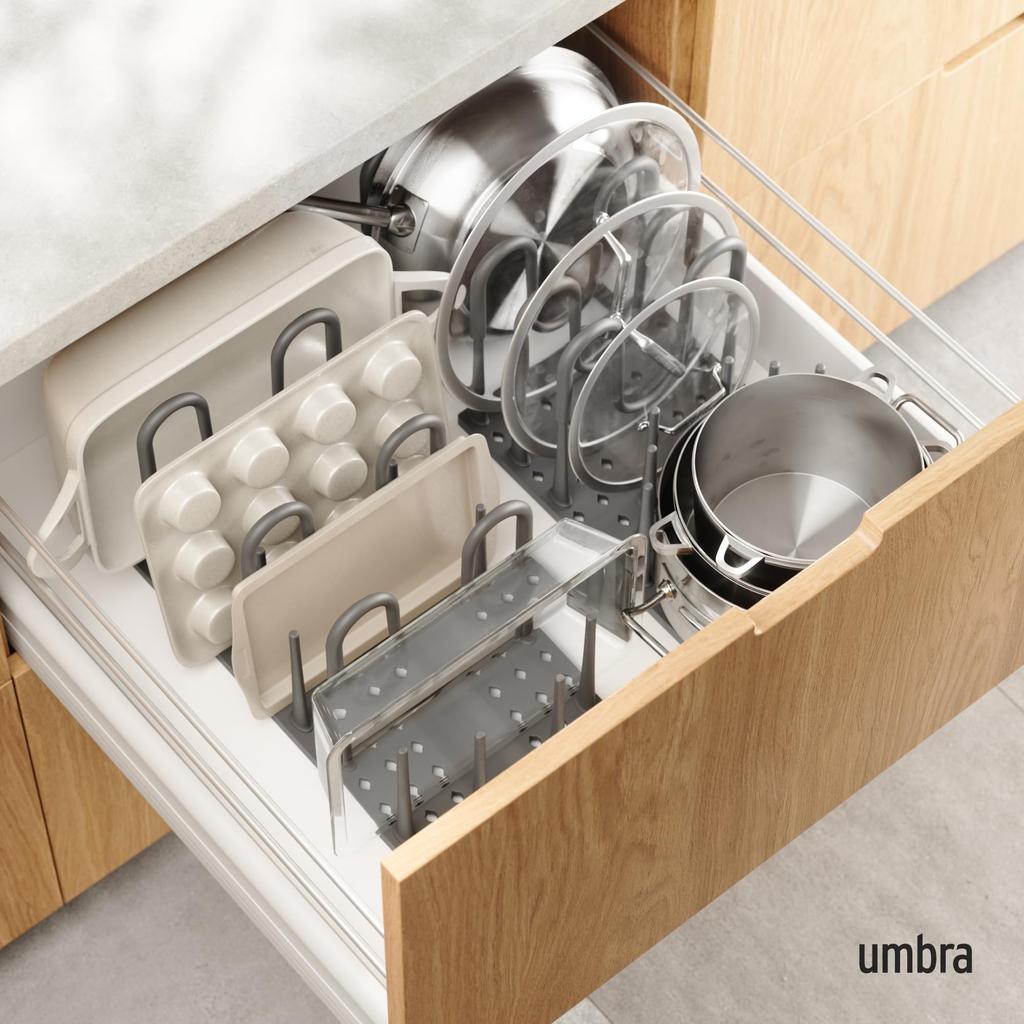 Official Umbra Peggy Cookware Charcoal Organizer,