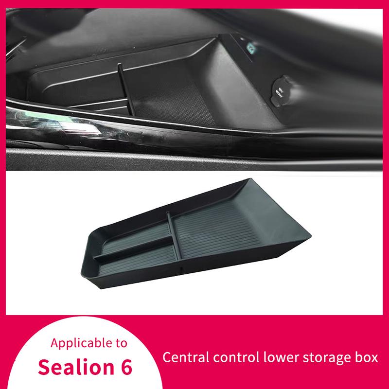 Center Console Organizer Tray Space Saving Non-Shaking Armrest Storage Box for Song PLUS 23-25 Auto Accessory