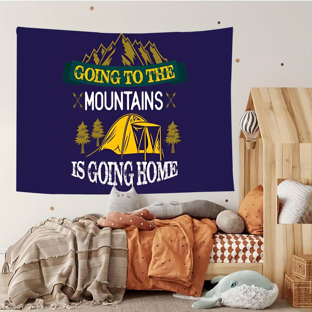 Happy CCampers Tapestry Customizable Tapestries Of Various Styleswall Hangings Celebrity Photo Printingwall Hangings