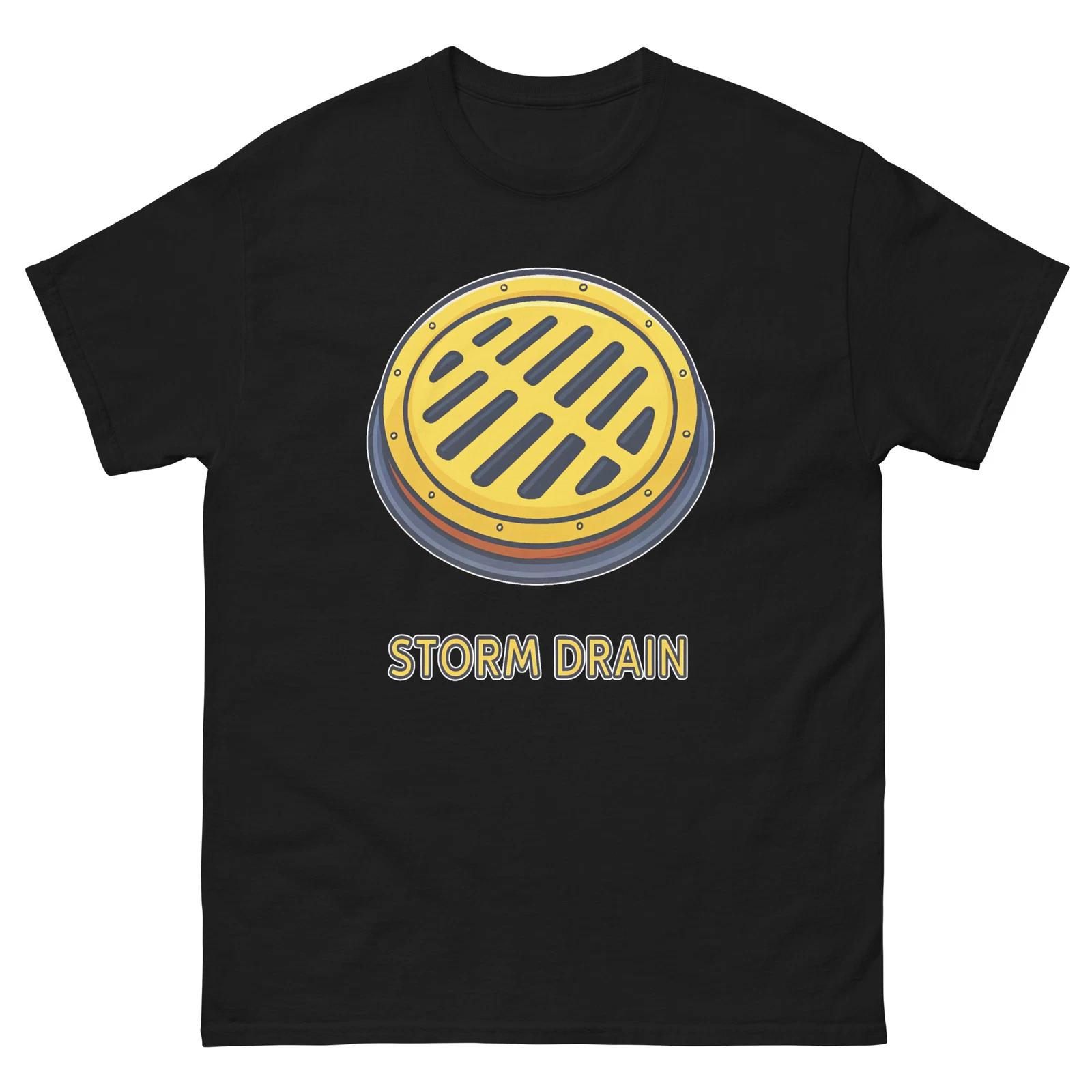 Storm Drain Object Place Item Urban T-Shirt 4XL