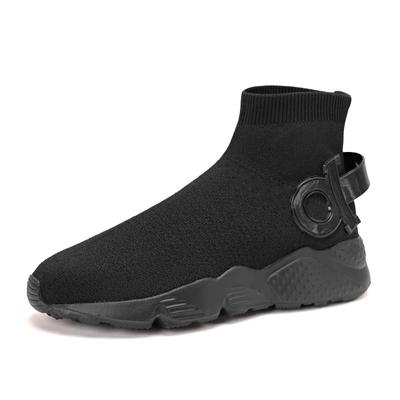 Herrenschuhe Fly-Weave Socken-Schuhe Modeschuhe Frühling und Herbst Fußnetz-Stoffoberfläche Große Größe Leichte Freizeitschuhe Sportschuhe