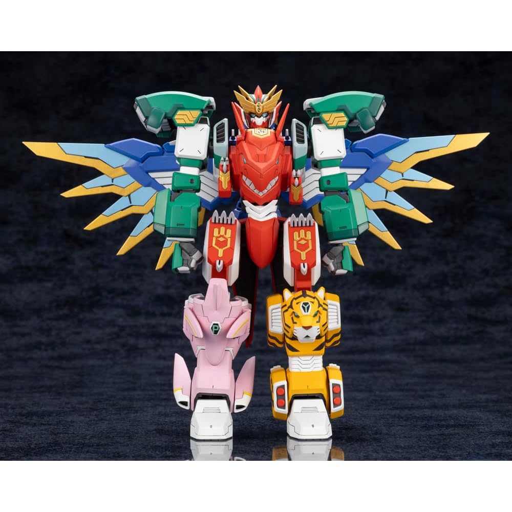 Kotobukiya Sentai Red Maximum Kizuna Kaiser Non-Scale Plastic Model Approximately 170mm Tall