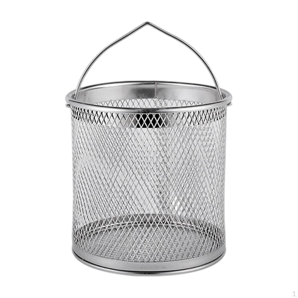 Deep Fry Basket Colander Easy to Clean Chicken Frying Oil Pot Baskets for Cooking Noodles