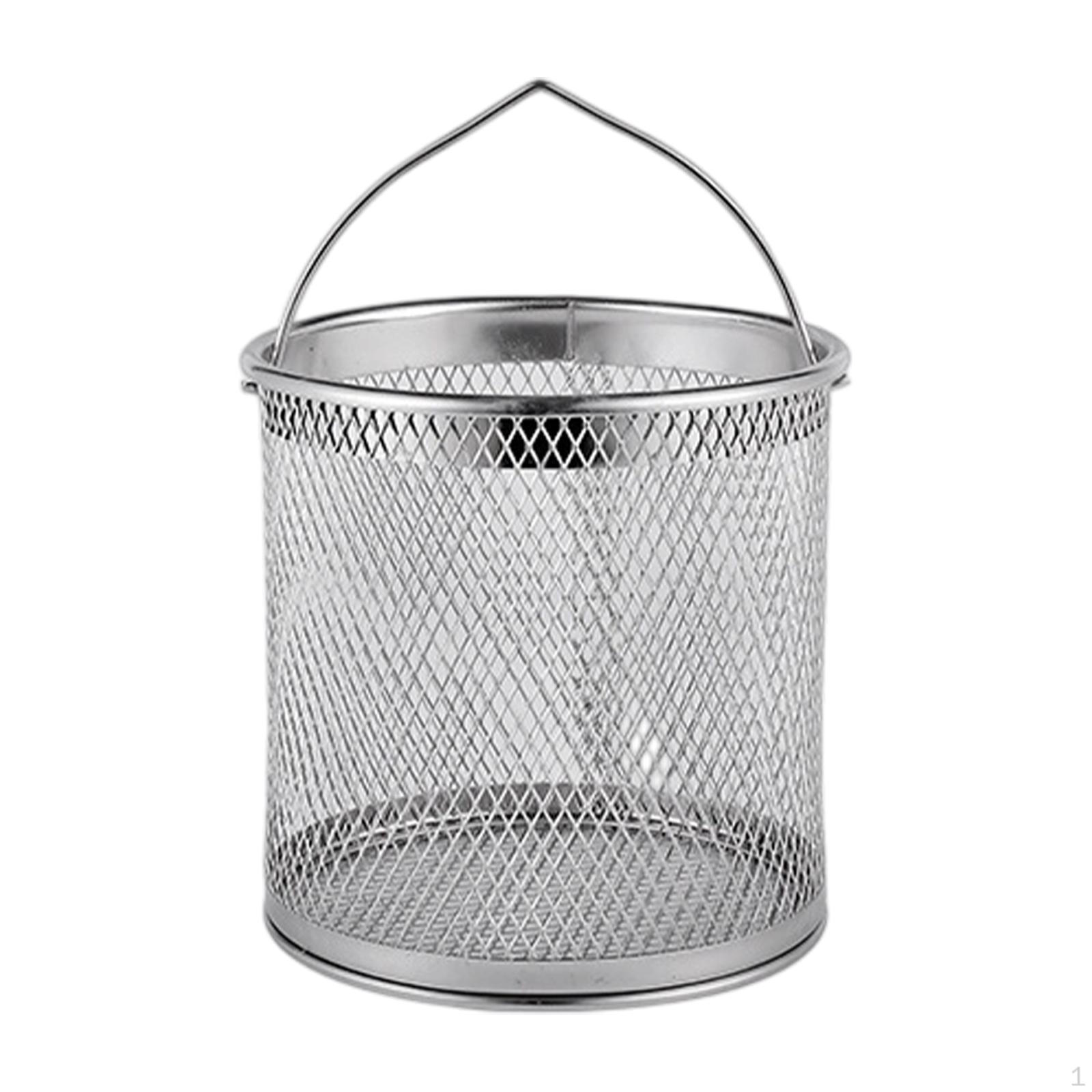 

Корзина для фритюра Дуршлаг Легко чистить Кастрюля для жарки курицы в масле Корзины для приготовления лапши 12cmx12cm