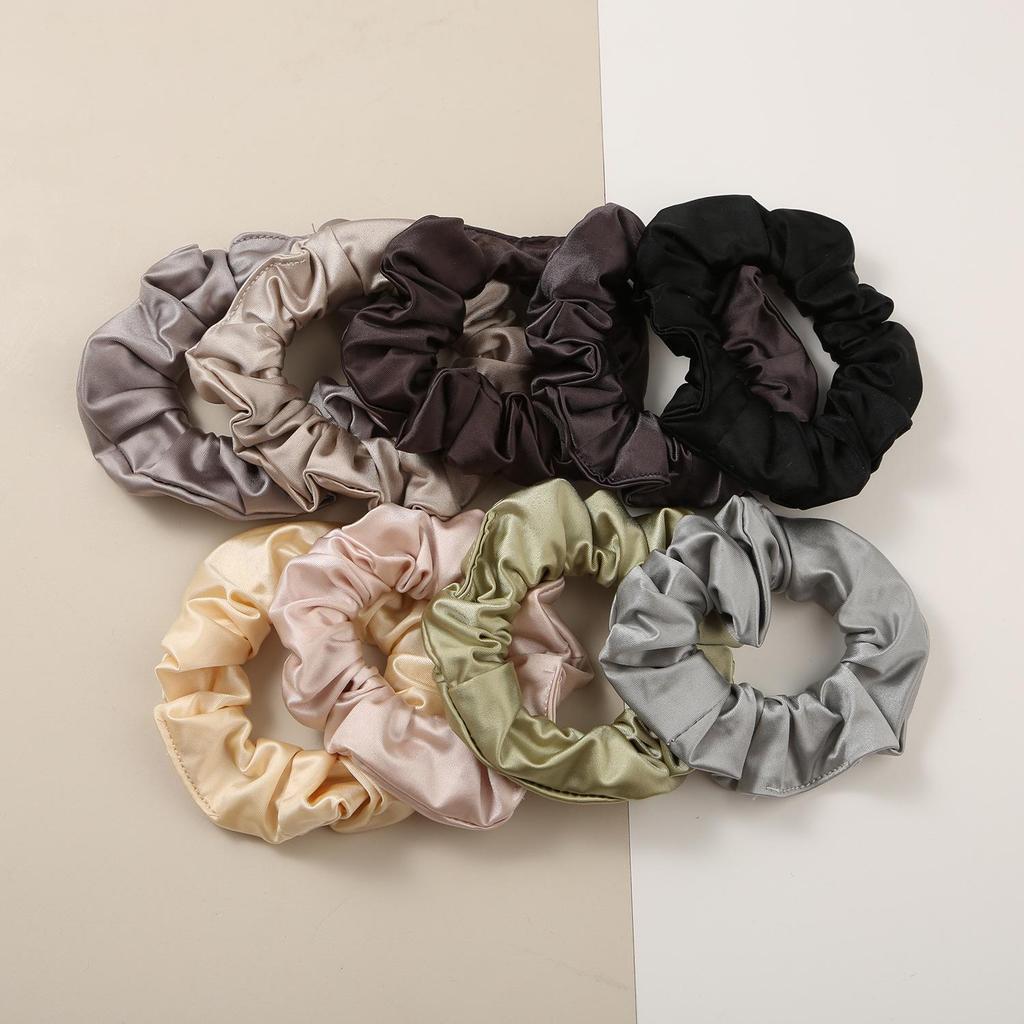 2026 High-End Summer Silk Hair Tie for Women – Elegant Simulated Silk Hair Rope