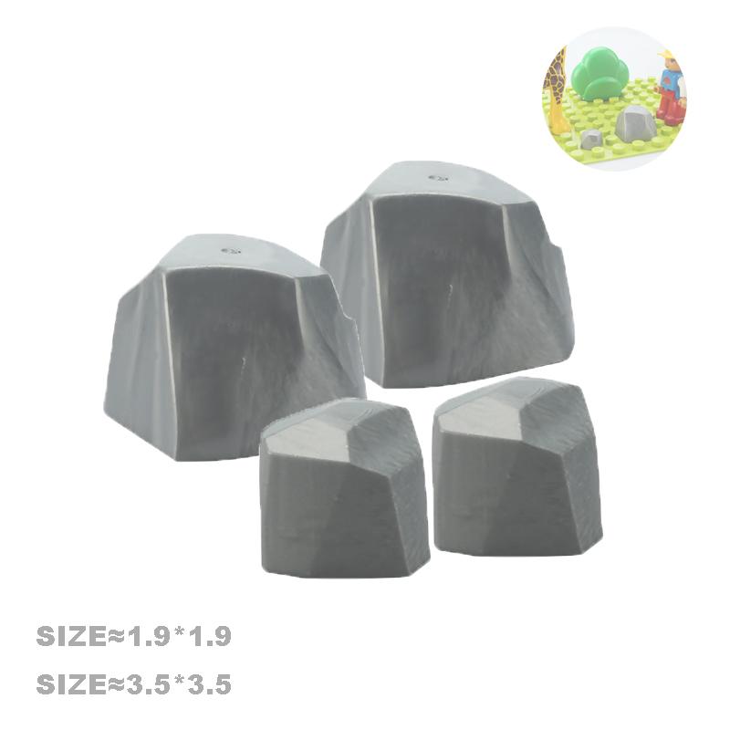 Play House Big Building Blocks Furniture Accessories Utensil Table Chair Compatible Sets Bricks Assemble Toys For Children Gifts