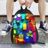 Zaino Geometries Dash per Uomo Donna Moda Scuola Superiore Giorno Lavoro Borse in Tela per Computer Portatile Durevole