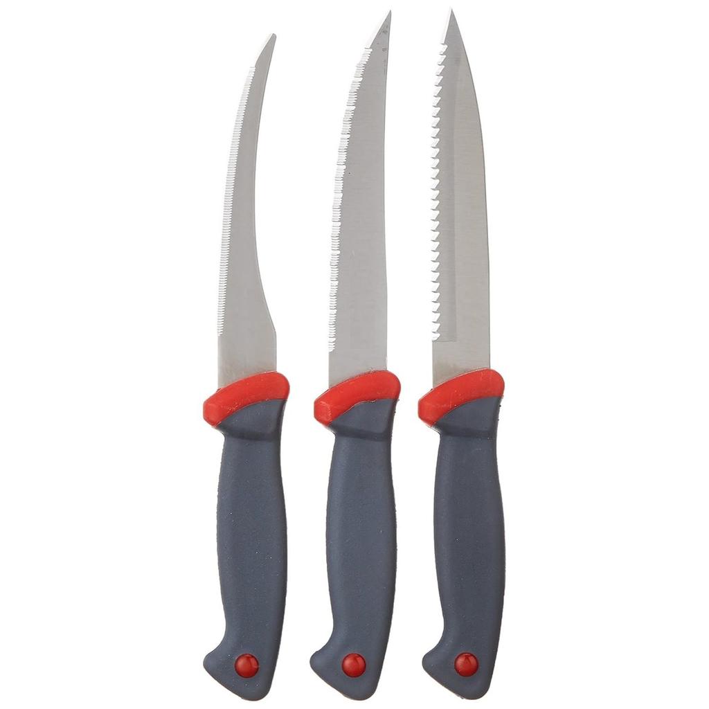 Premium High-Carbon Stainless Steel 3 Piece Knife Set | Tomato, Laser & Slicing Knife | Ergonomic Handle Design