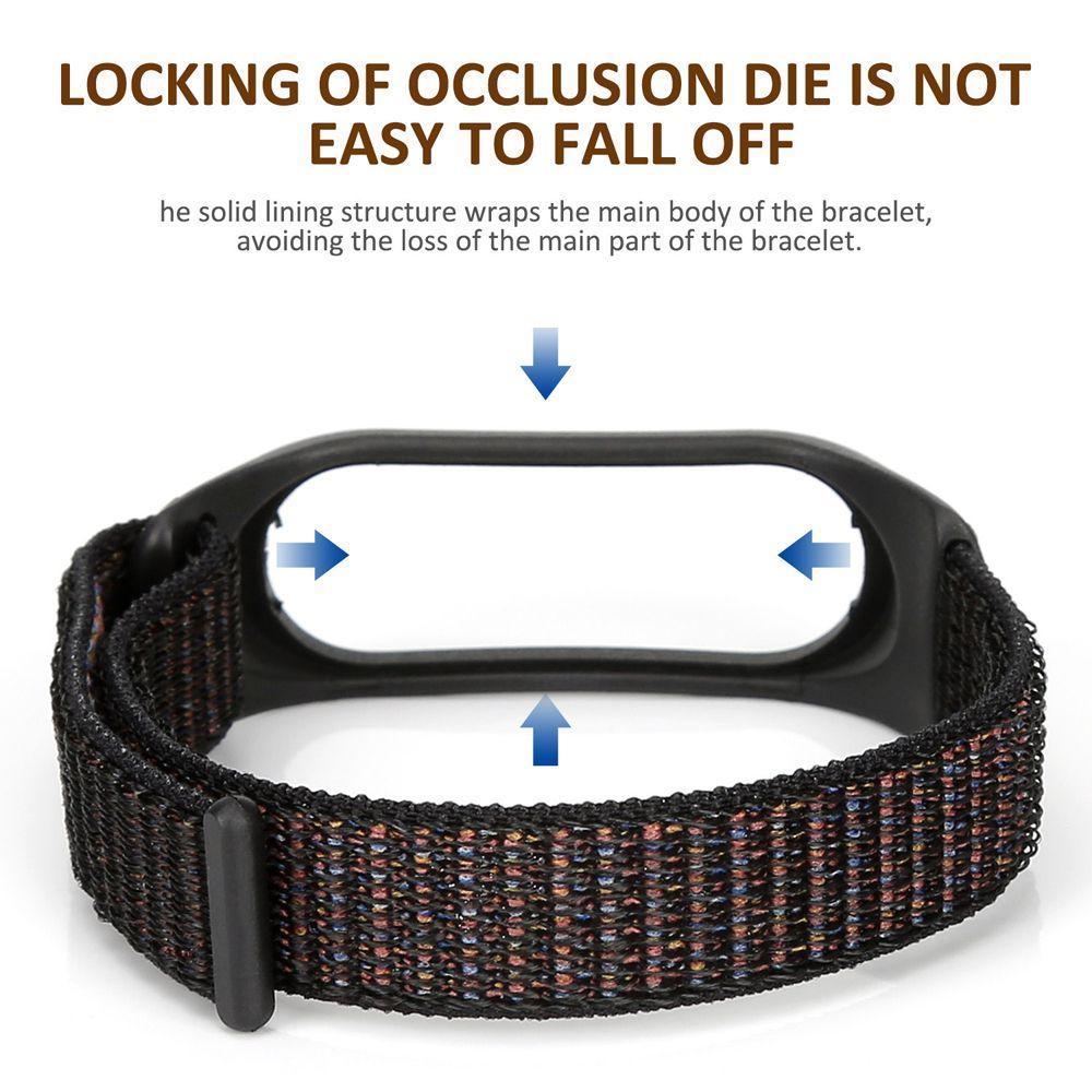 Belt Replace Nylon Breathable Watch Wrist Strap Mi Band 6 Strap Wristbands Bracelet Loop watch Belt
