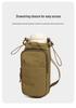 Unisex Crossbody Water Bottle & Phone Bag - Casual Outdoor Storage Bag with Front Pocket