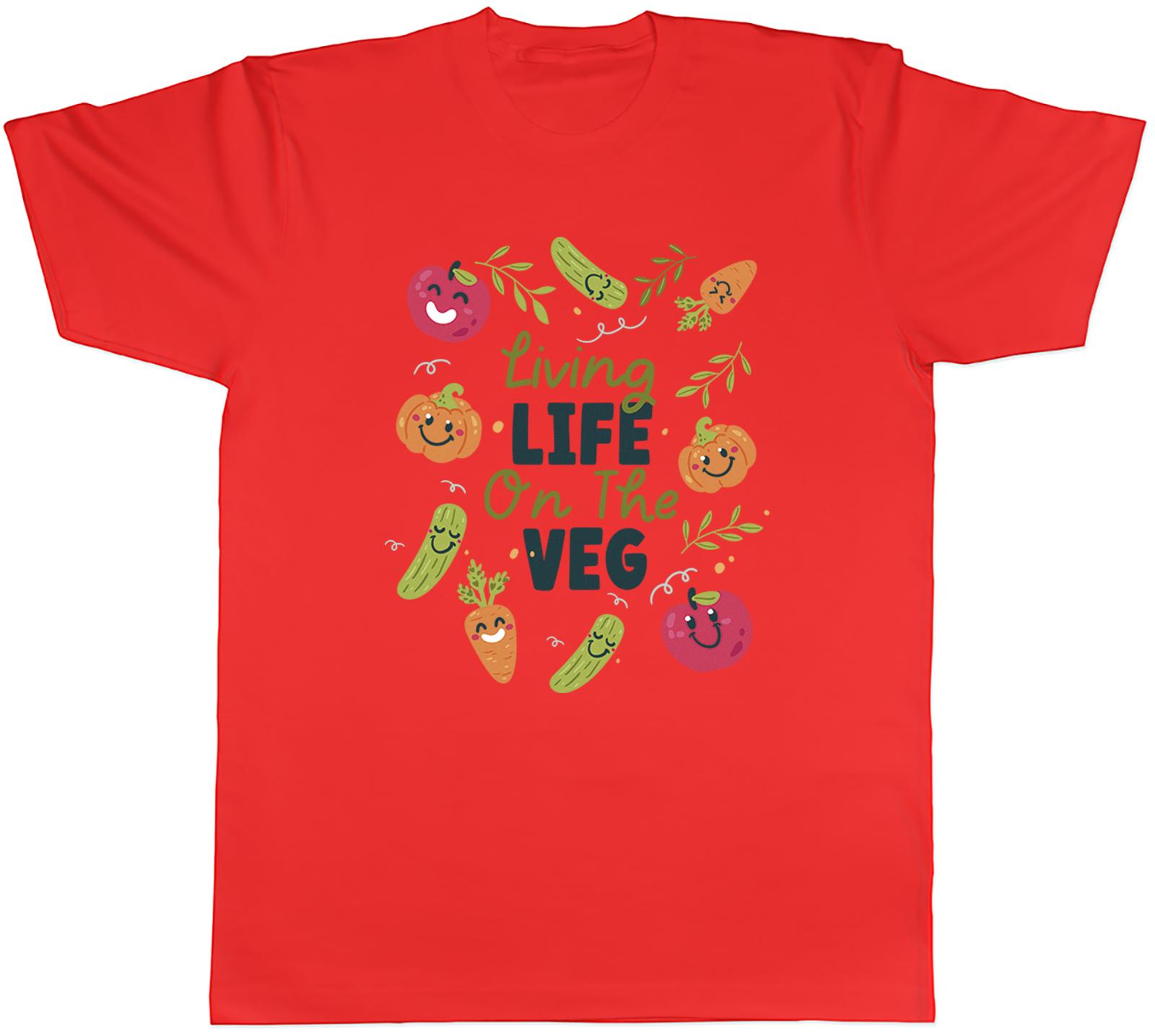 Living Life on the Veg Unisexs TShirt Veggie Unisex Tee Gift S