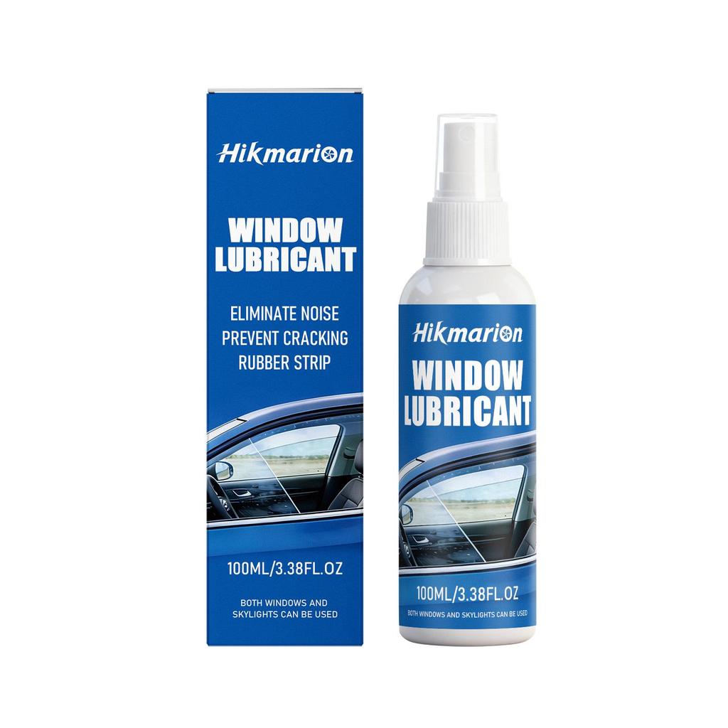 Hikmarion Car Window Track Lubricant: Reduces Noise, Ensures Smooth Lift for Various Vehicles