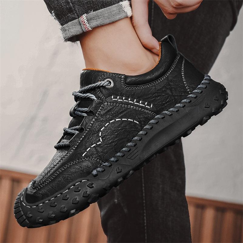 Fashion Leather Fashion Walking Shoes 2025 New Luxury Men Sneakers Male Comfortable Outdoor Shoe High Quality All-match Business Shoes