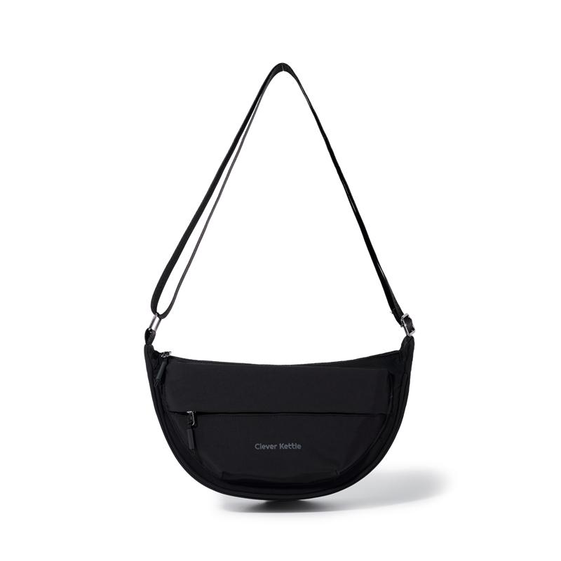 Water-repellent Multi-layer Women's Dumpling Bag Solid Color Shoulder Bag