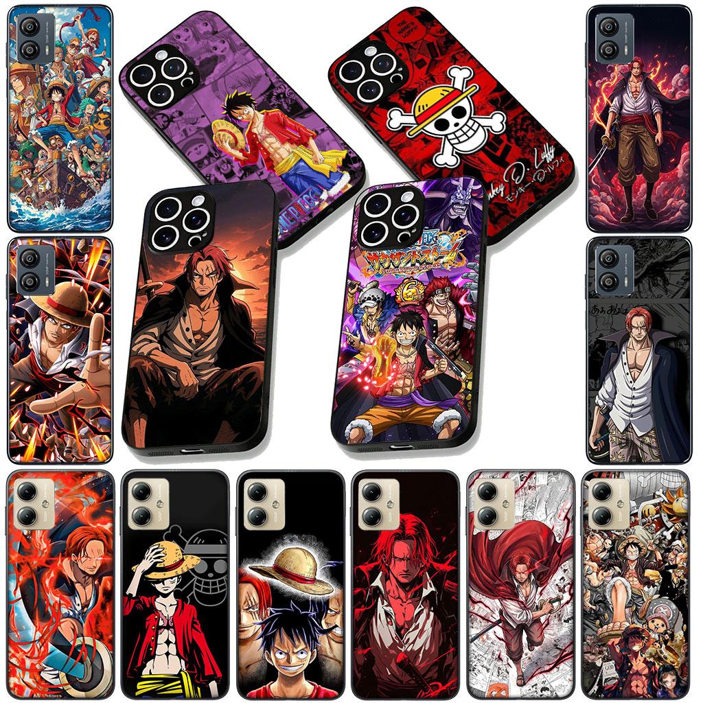 Phone Cover for Apple iPhone 13 12 Mini XS 11 Pro Max 7 8 Plus XR SE 2022 2020 SE3 Casing Case Shanks Red Hair One Luffy Pieces