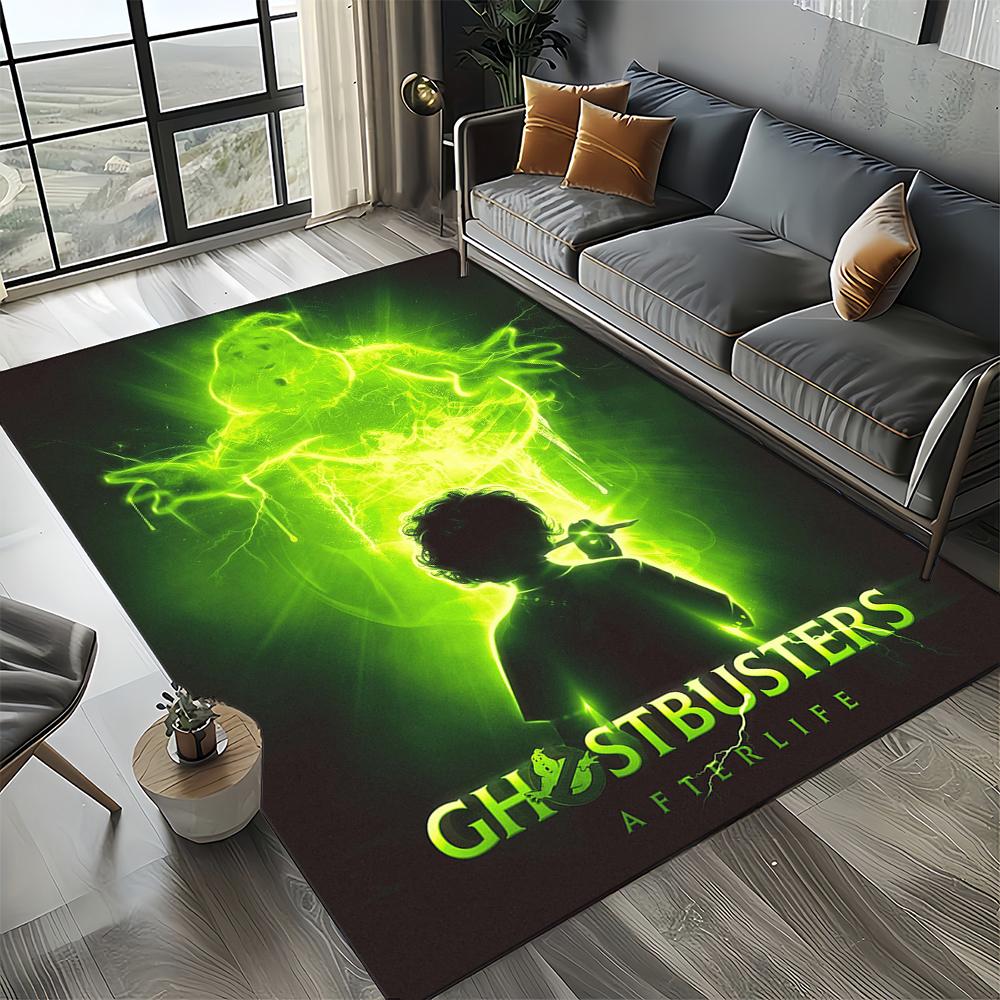 27 Style New G-Ghostbusters Horror Movie Cartoon Carpet Rug for Living Room Bedroom Home Sofa Decoration,Non-slip Floor Mat