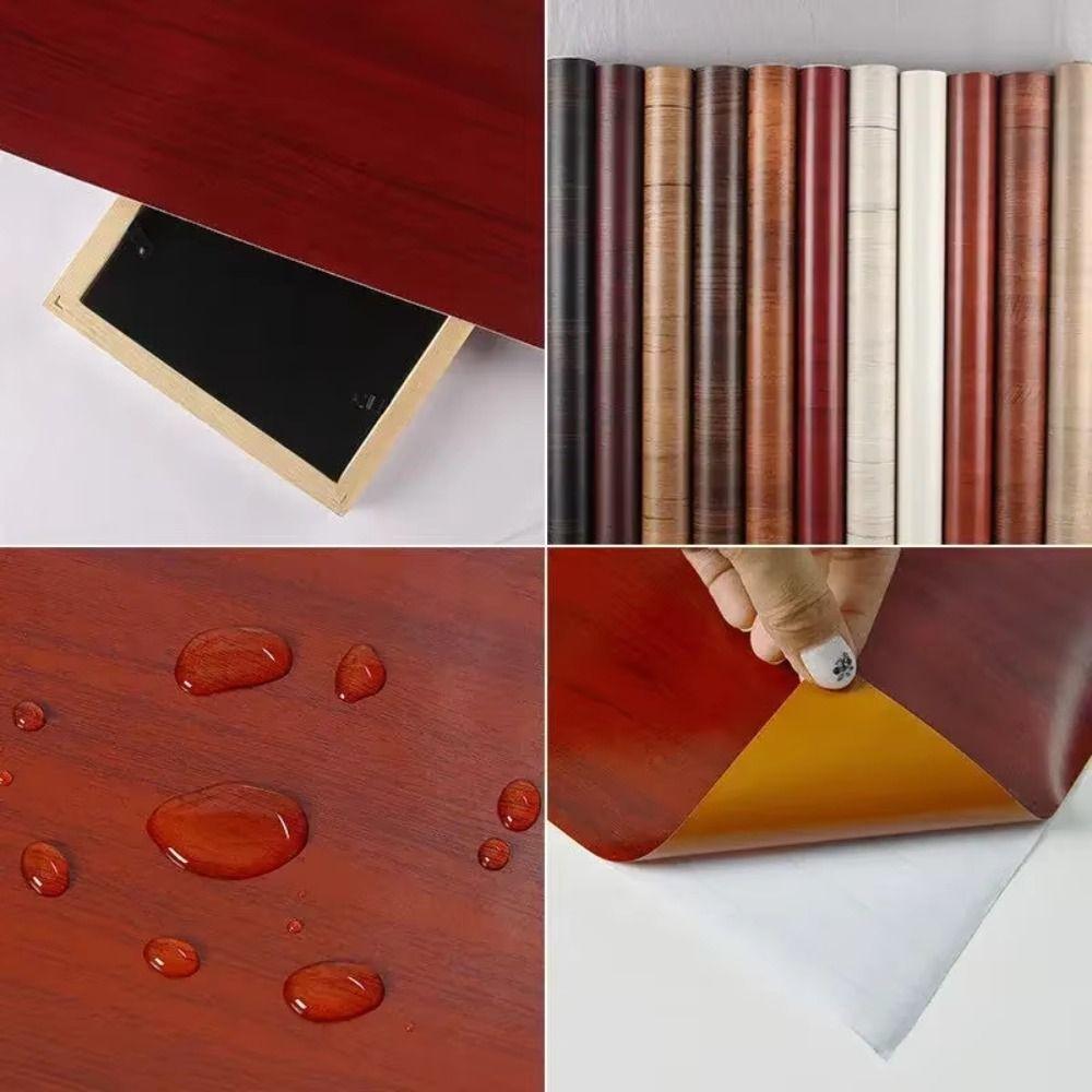 40x100cm Wall Sticker Self Adhesive Wallpaper Roll Cabinet Renovation Wallpaper  for DIY Home Decor