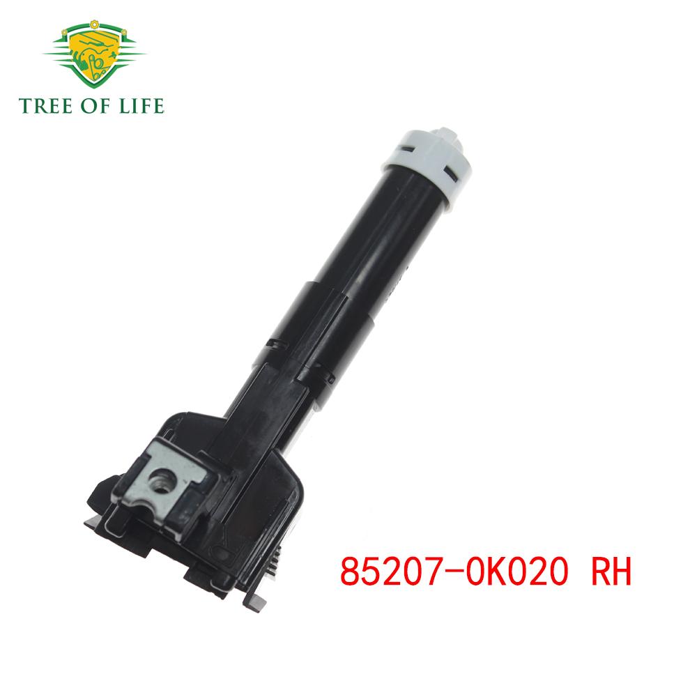 New For Toyota Hilux Vigo 2011 2012 2013 2014 2015 Front Headlight Washer Sprayer Nozzle Pump Headlamp Cover Unpainted LH&RH