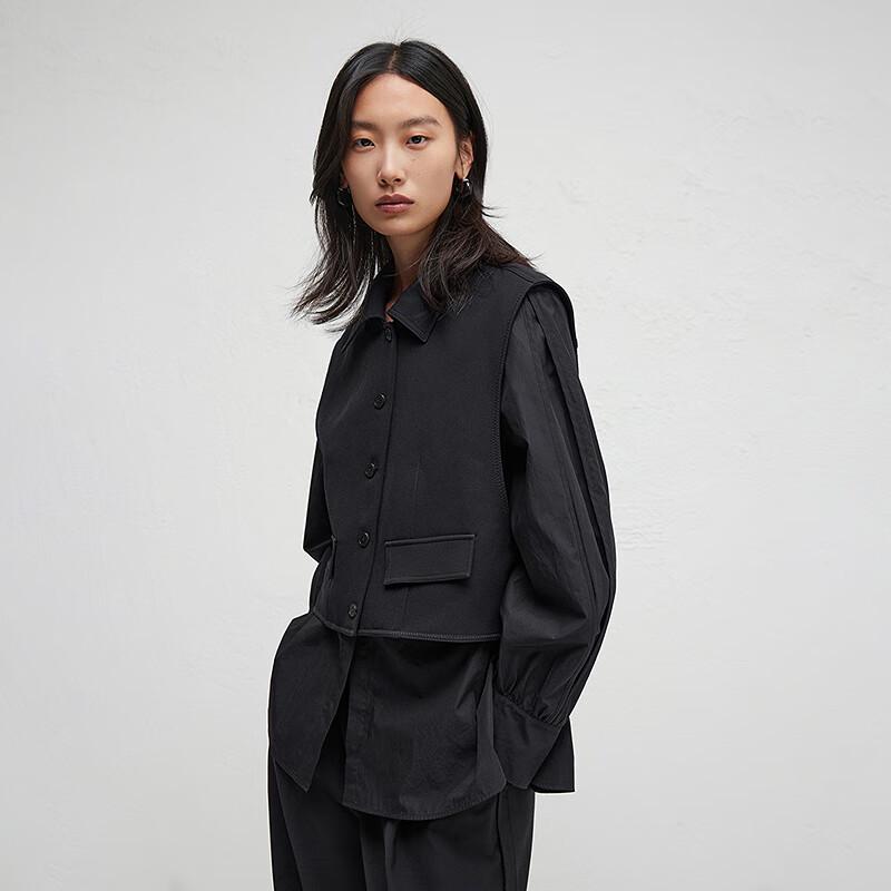 Women's Autumn Layered Lapel Vest