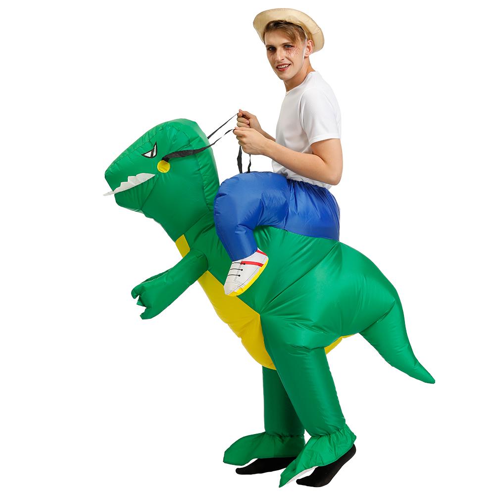 Adult Inflatable Children Dinosaur Halloween Costume Fancy Dress Outfit Cosplay
