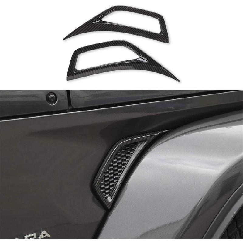 Air intake trim with Decorative carbon fiber plate for jeep gladiator jt 2020-2021 model years