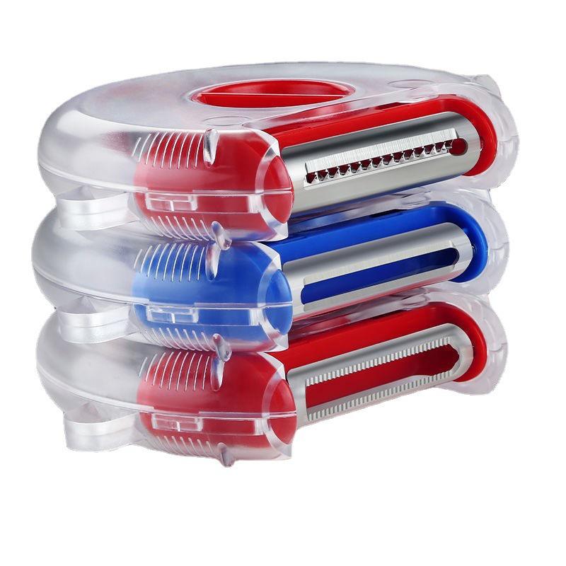 Multifunctional 3-in-1 Peeler & Fruit Knife: Apple and Potato Peeler Kitchen Essential