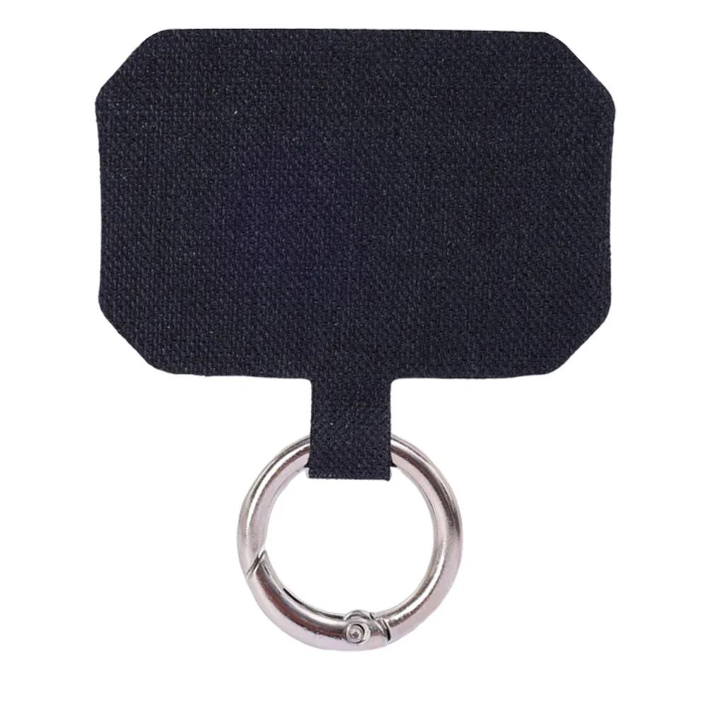 Sturdy Cloth Mobile Phone Lanyard Straps Tether Tabs Gasket Anti-lost Safety Lanyard Cards with Metal Ring for IPhone Samsung