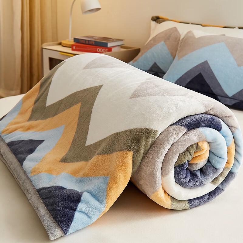 Jieliya Milk Velvet Thickened Coral Blanket