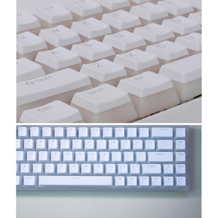 130Keys PBT Keycap Pudding OEM Profile Backlit for RGB Mechanical Keyboard
