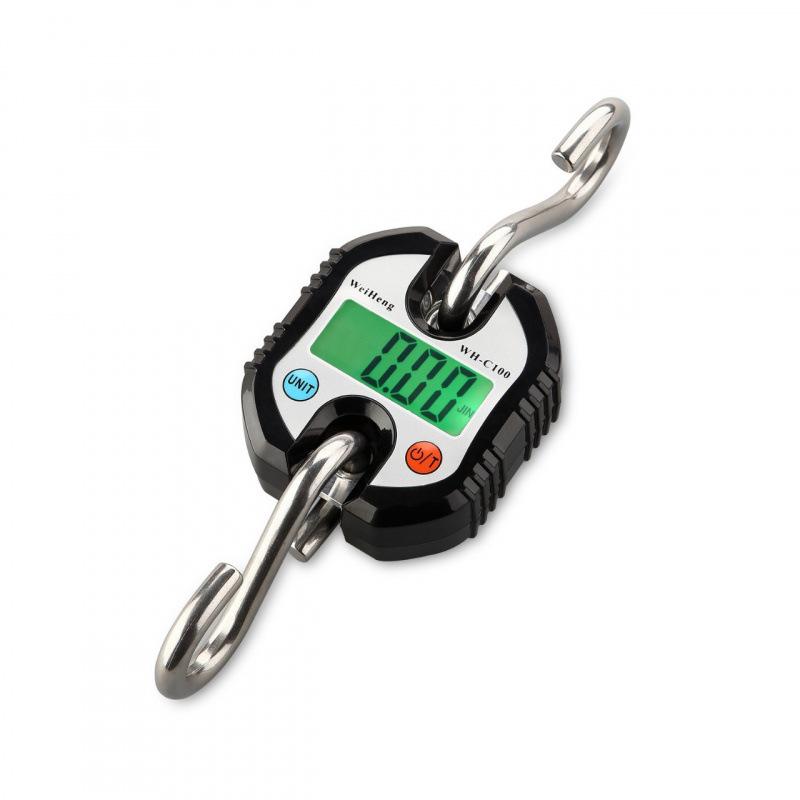 Precision Electronic Portable Hanging Scale 150kg/50g Handheld Hook Luggage Scale чёрный