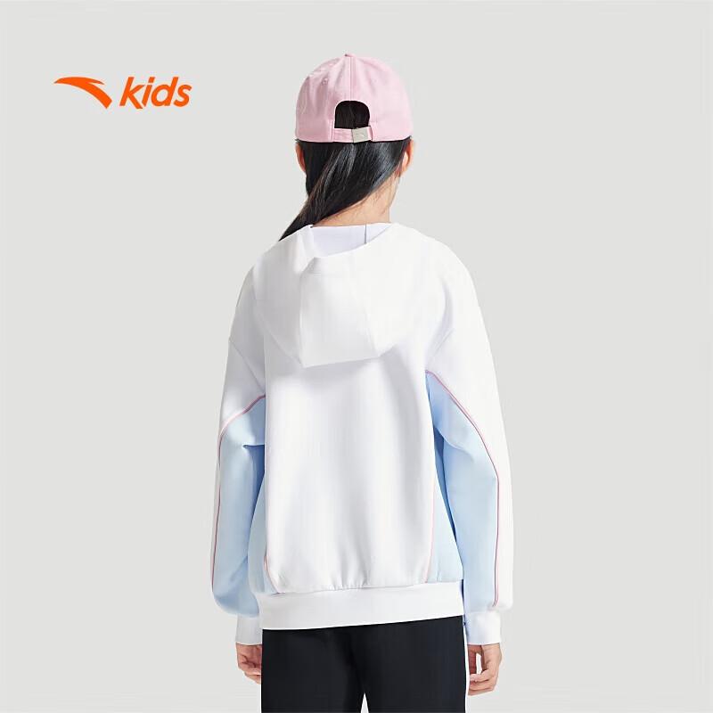 Anta Kids Girls' Basketball Style Hooded Pullover Sweatshirt