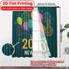 2D Flat Printing  2pcs  Celebration Popular Curtains&Window Treatment Polyester Curtains Outdoor Decorations Decorative for