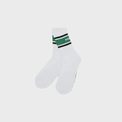 Stripe Middle Socks_Green (Men)