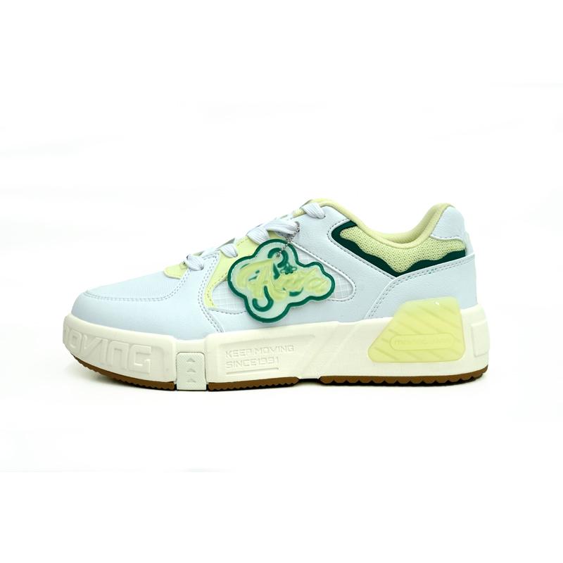 Anta Kids Synthetic Leather Fabric Lifestyle Series Comfortable Versatile Low-Top Sneakers Kids Sneakers 332528003U