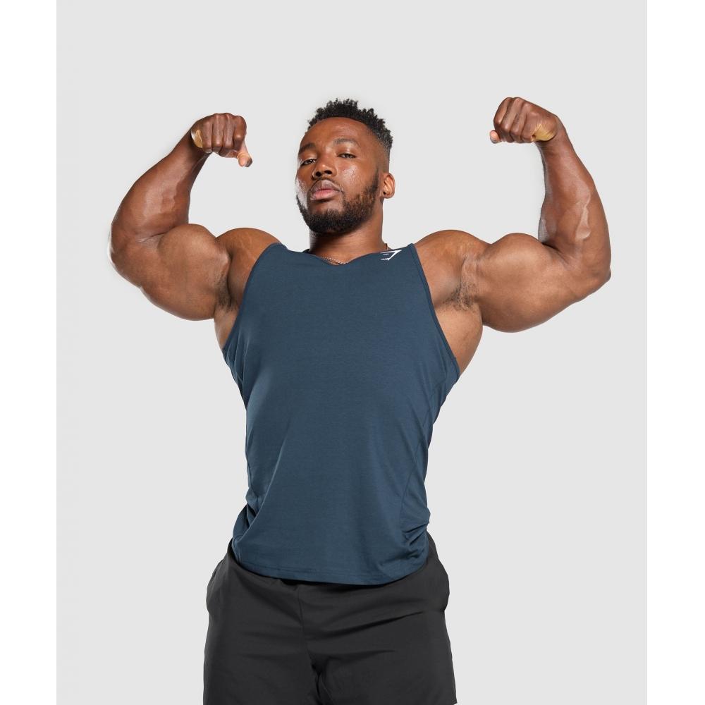 Gymshark Critical 2.0 Tank Navy A2a1e Ubcy