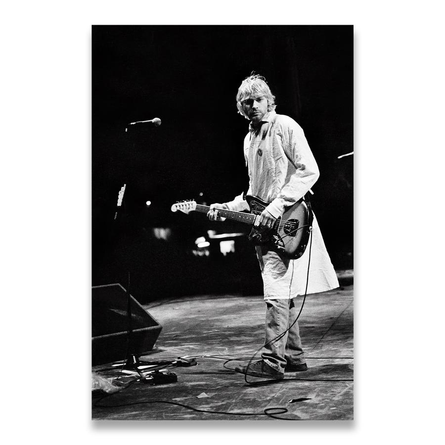 Kurt Cobain Muzică Rock Trupă Muzică Cântăreț Star Artă de Perete Poze Postere și Imprimeuri Pictură pe Pânză pentru Cameră Decor Acasă