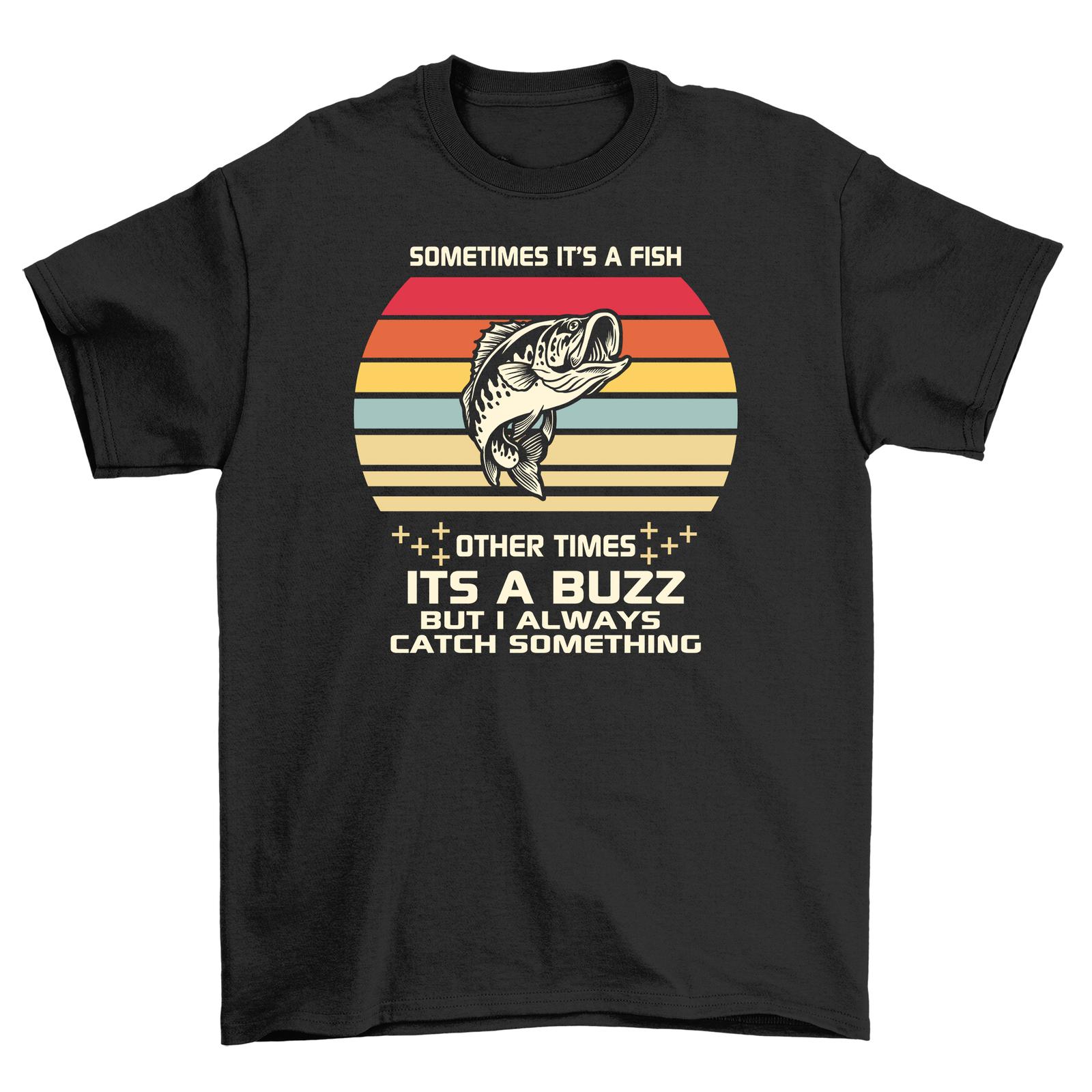

21-1130-13-Pe cgine Fish Pun Funny T-Shirt Mens Womens Tees Top - Fishy Business! 100% Cotton, Unise 3XL