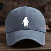 Funny Little Penguin Print Baseball Hat Fashionable and Versatile Peaked Cap Men's Outdoor Hat