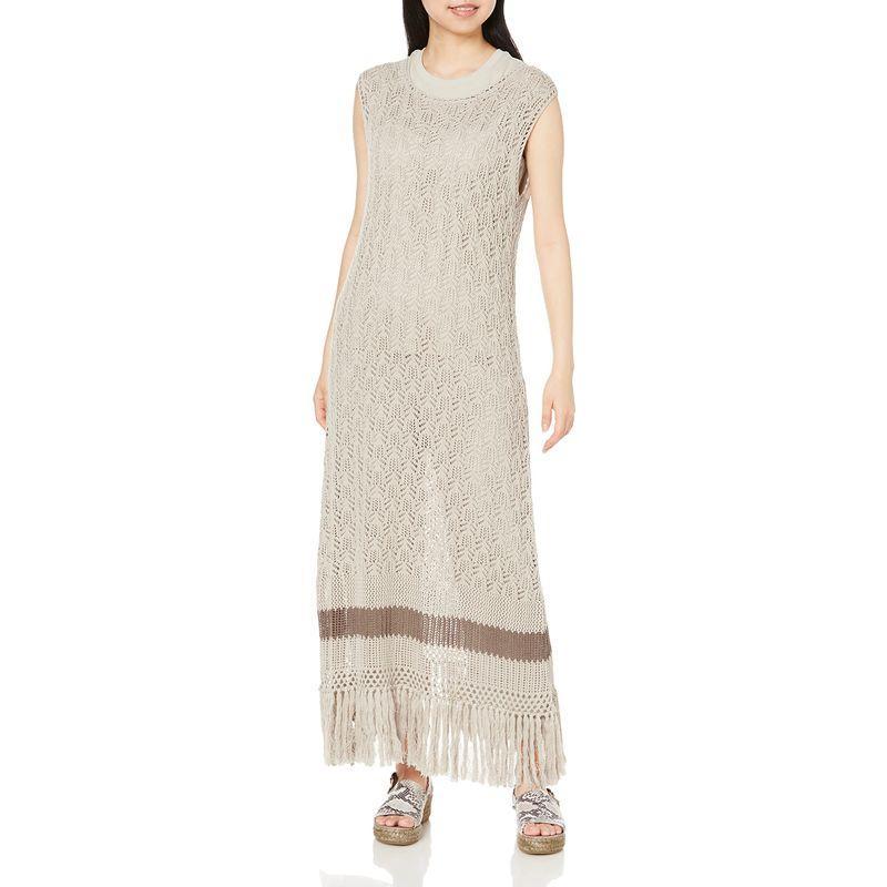 Rope Picnic Casual Dress GDE11300 Women s Beige (28) 38