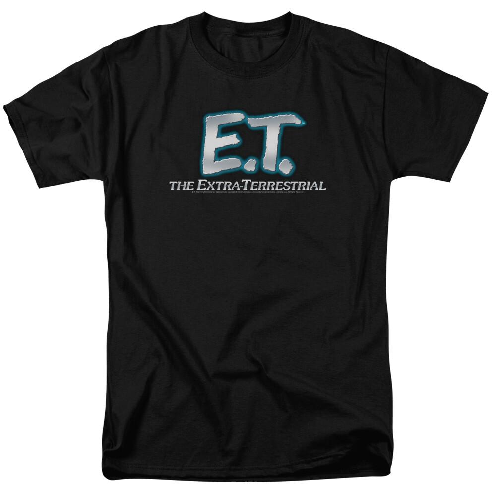 

E.T. The Extra Terrestrial Logo T Shirt Mens Licensed Classic 80s Movie Black S