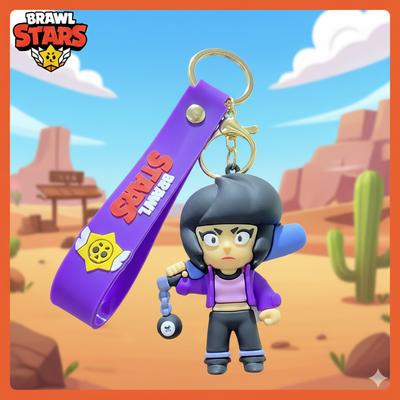 Brawl Stars Keychain Bibi Brawl Stars for Keys, for Bag Figure Bibi 6 Cm 