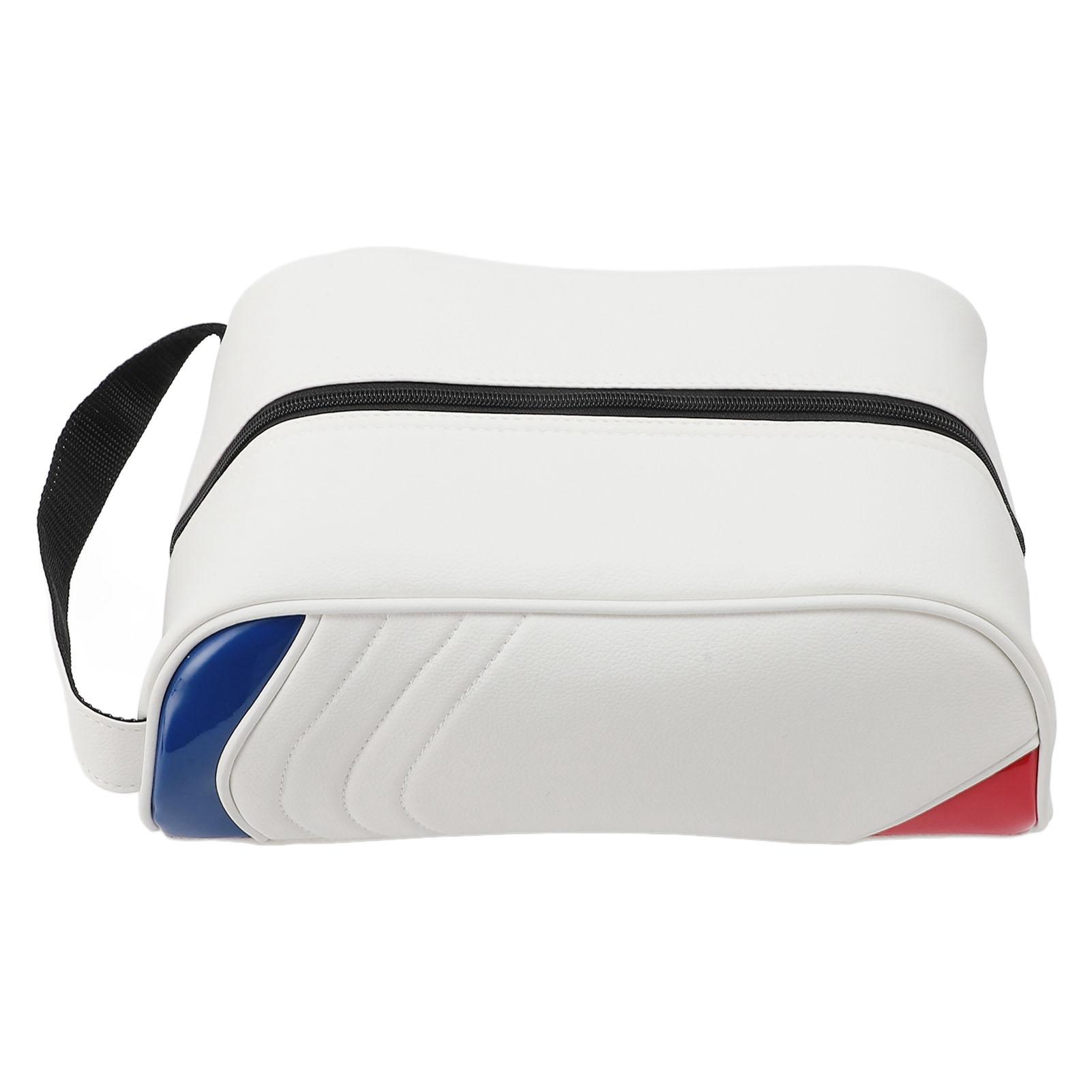 

Сумка для хранения обуви из искусственной кожи, водостойкая, многофункциональная, портативная, с ручкой White